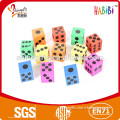 various colour eva foam dice for kids